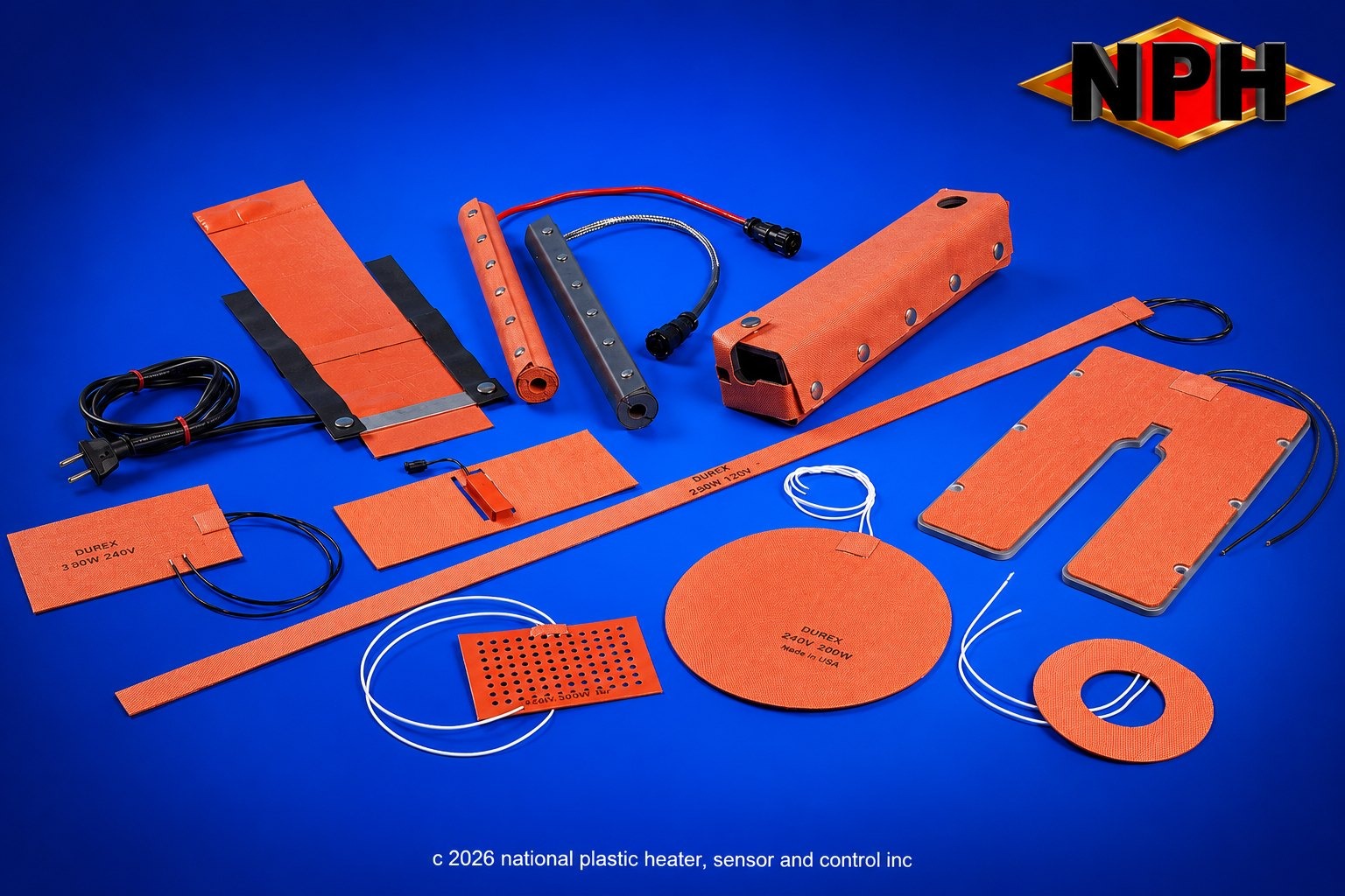 Custom Silicone Rubber Heaters-Group